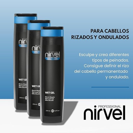 WET GEL NIRVEL EFECTO MOJADO 250ML