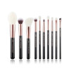 SET 10 PINCELES JESSUP BLACK/ROSE GOLD