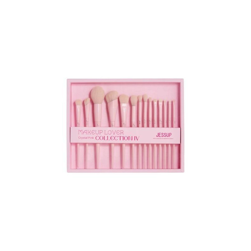 SET DE BROCHAS CRYSTAL PINK JESSUP COLLECTION IV