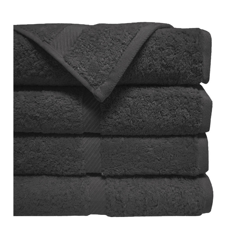 TOALLA 100  ALGODON 40X80 REST LEJIA NEGRA