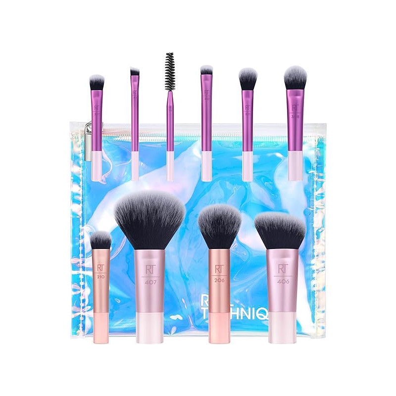 TRAVEL FANTASY MINI BRUSH SET 10 MINI REAL TEACHNI